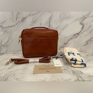Clare V. Mirabel Leather Bag  - Miel